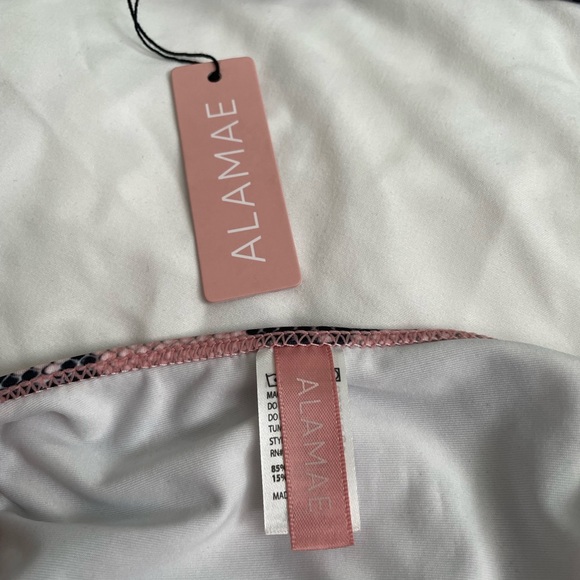 Pink & Grey Snakeskin Multiwear Bikini - Picture 5 of 5